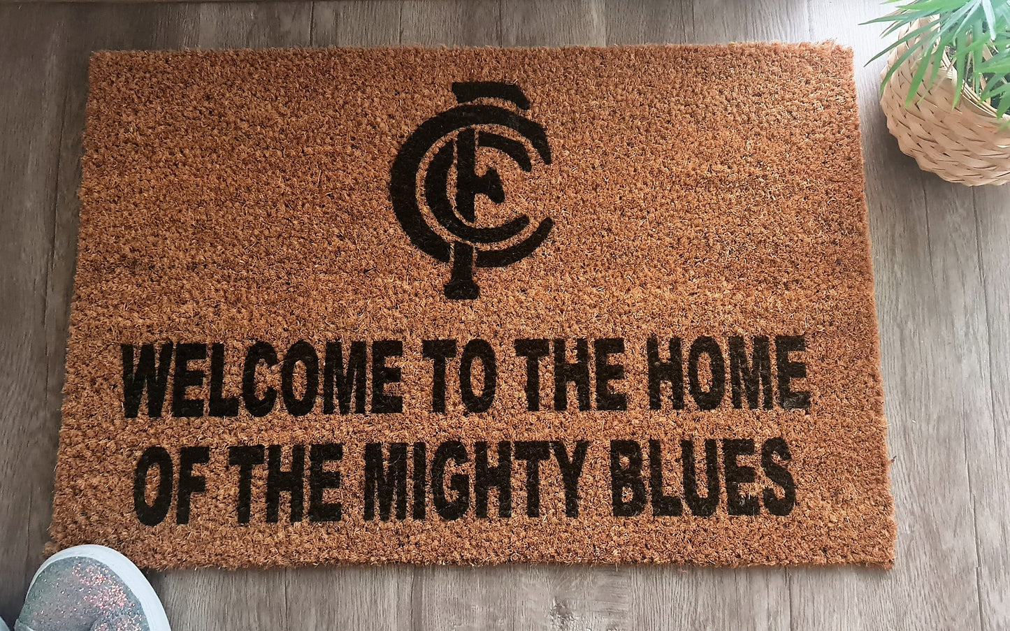 Carlton Blues Custom Door Mat