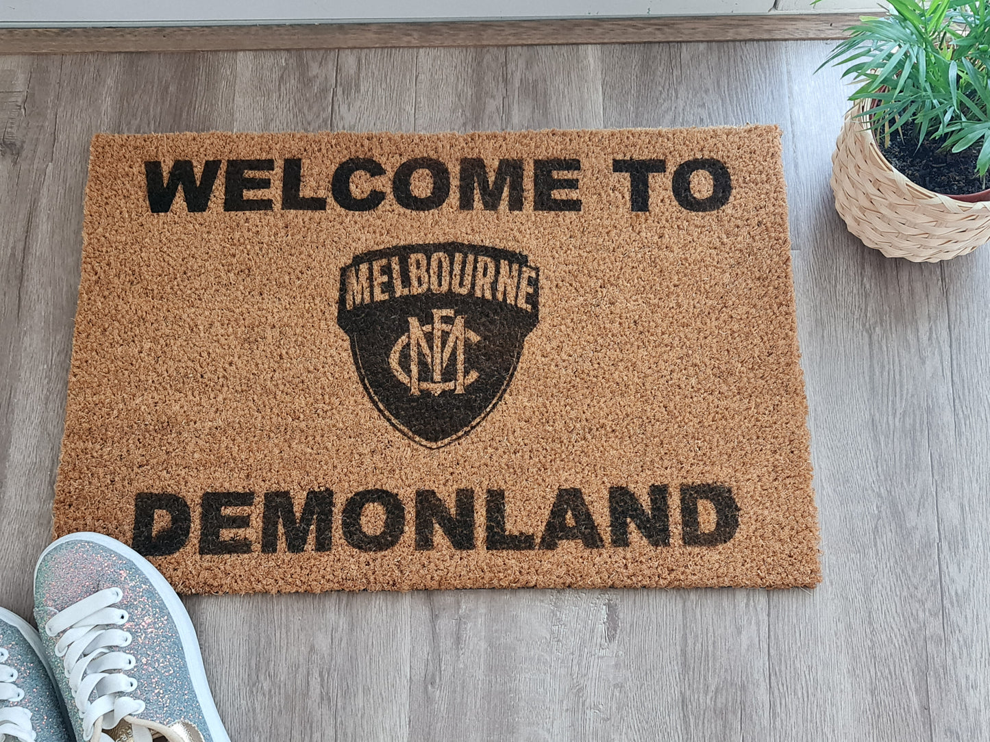 Melbourne Demons Custom Door Mat