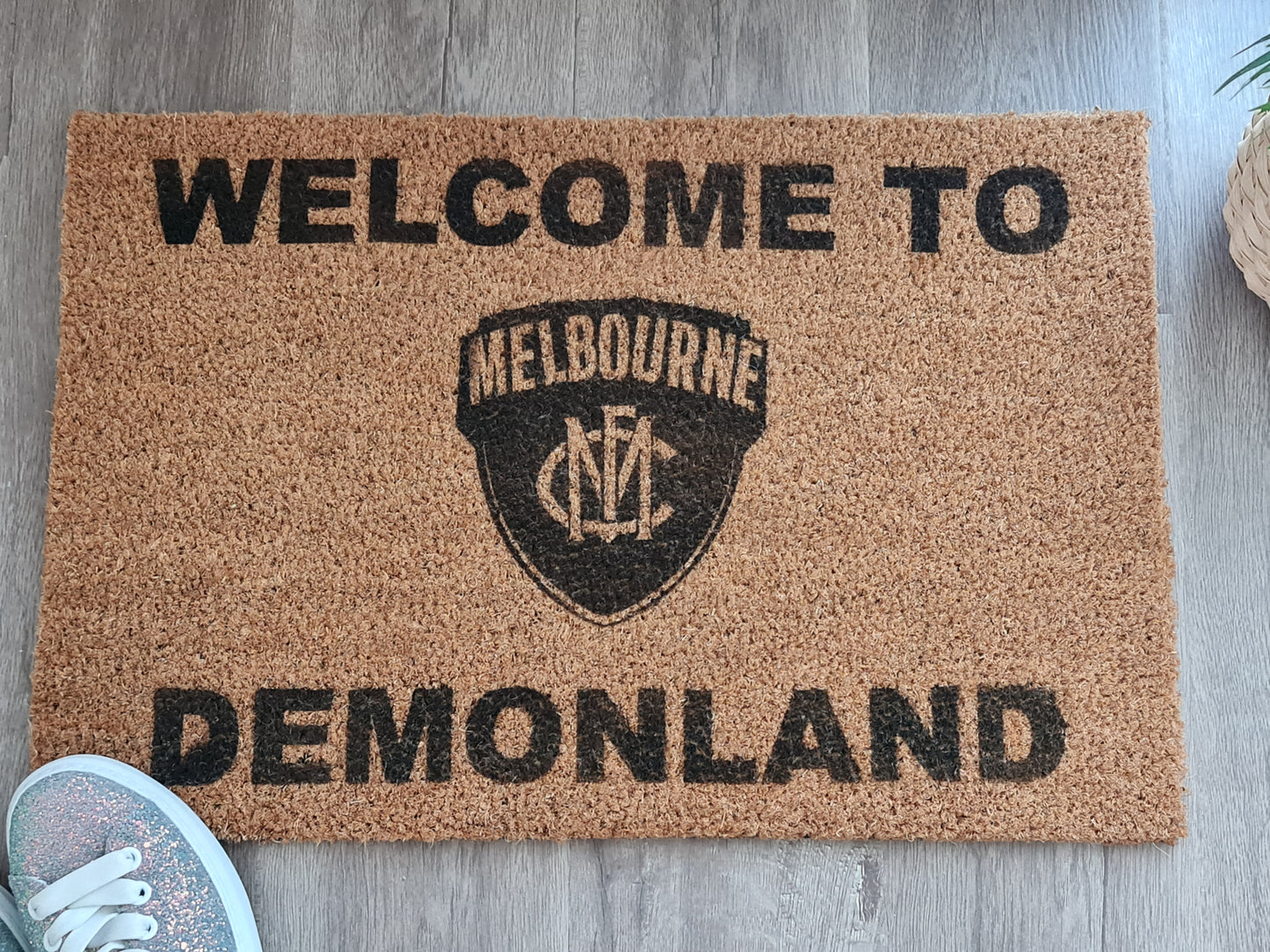 Melbourne Demons Custom Door Mat