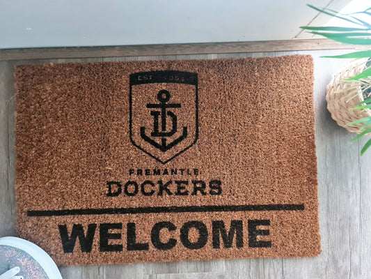 Fremantle Dockers Custom Door Mat