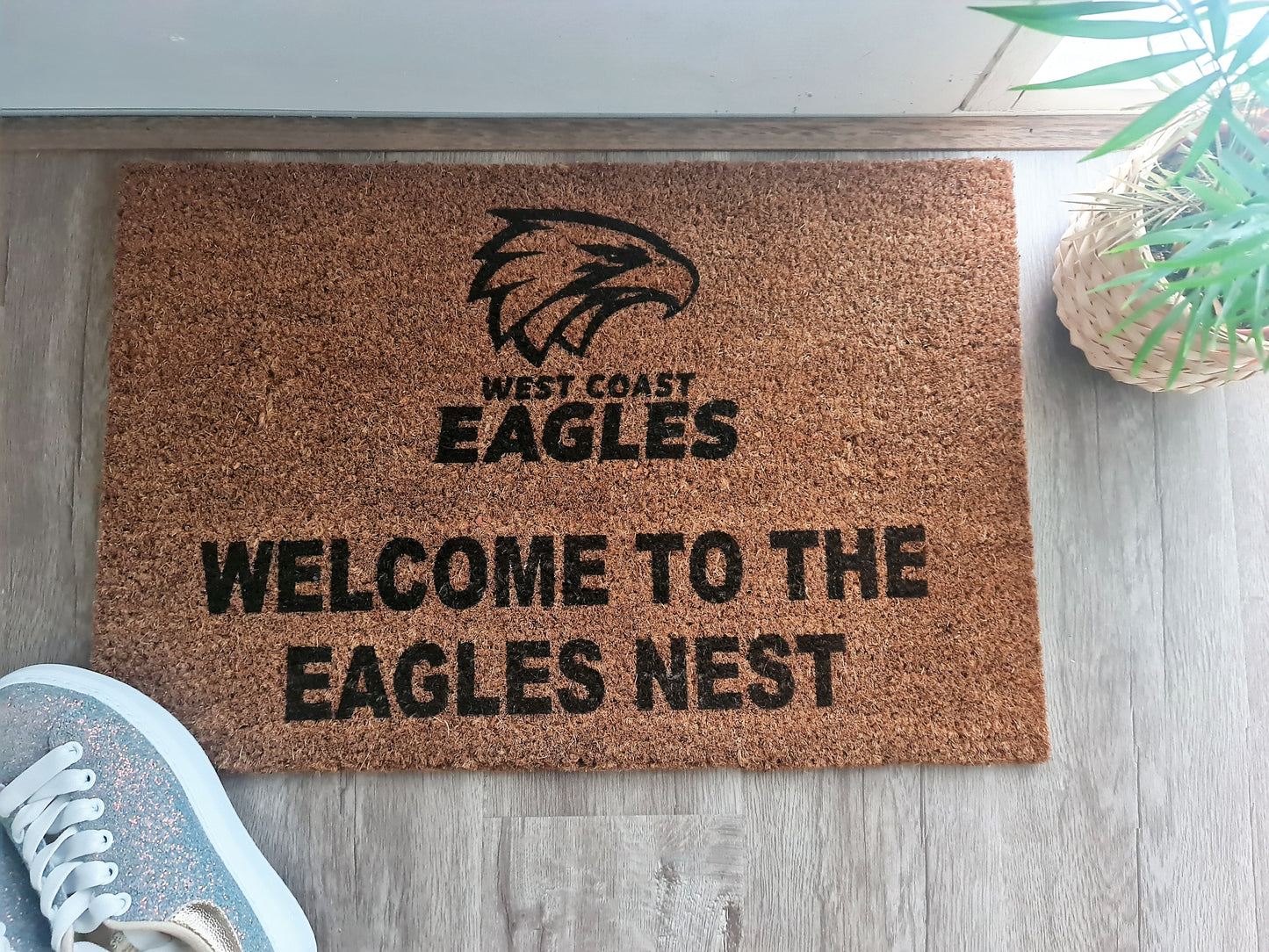 West Coast Eagles Custom Door Mat