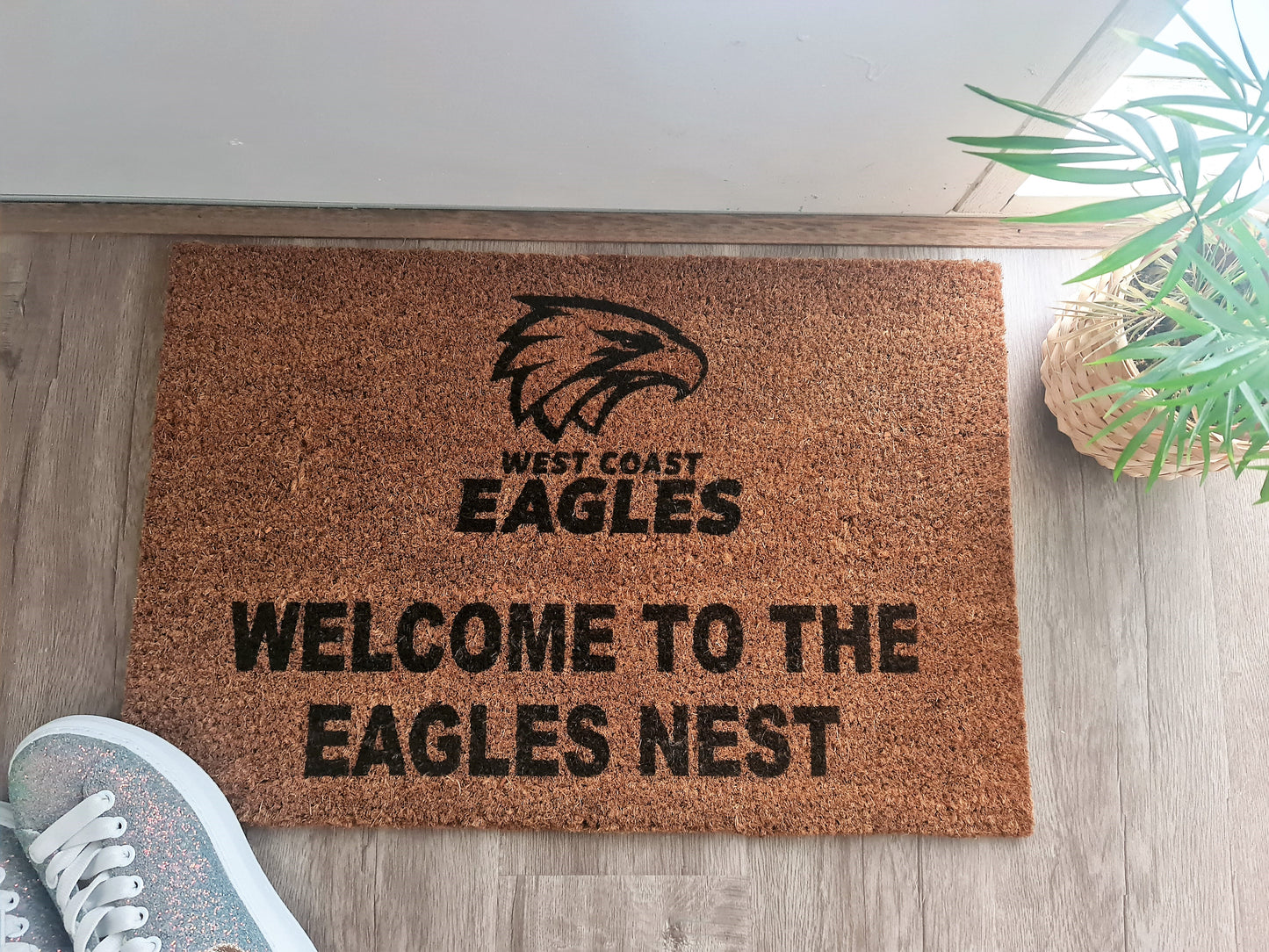 West Coast Eagles Custom Door Mat