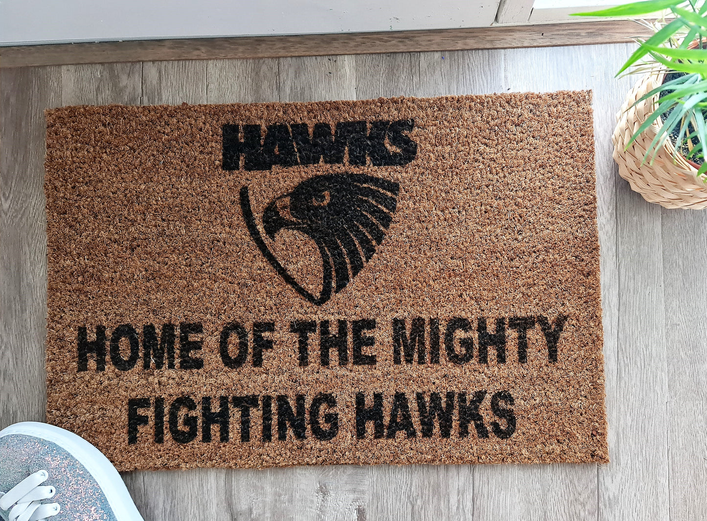 Hawthorn Hawks Custom Door Mat