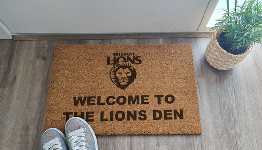 Brisbane Lions Custom Door Mat