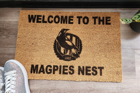 Collingwood Magpies Custom Door Mat