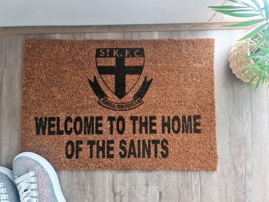 St Kilda Saints Custom Door Mat