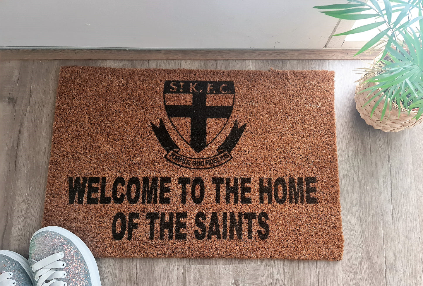 St Kilda Saints Custom Door Mat