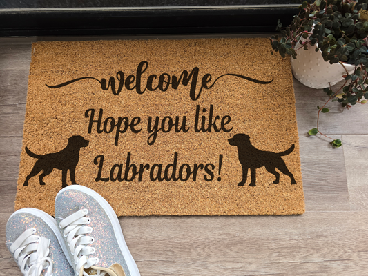 Welcome Hope you like Labradors! Custom Doormat