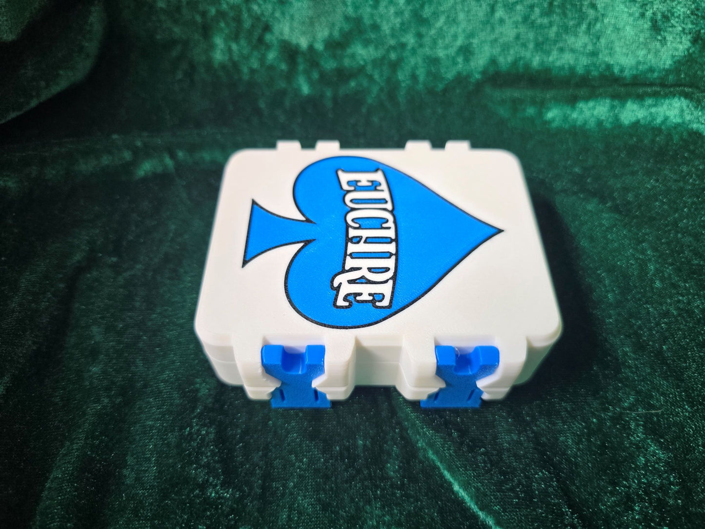 Euchre Game Card Box Holder