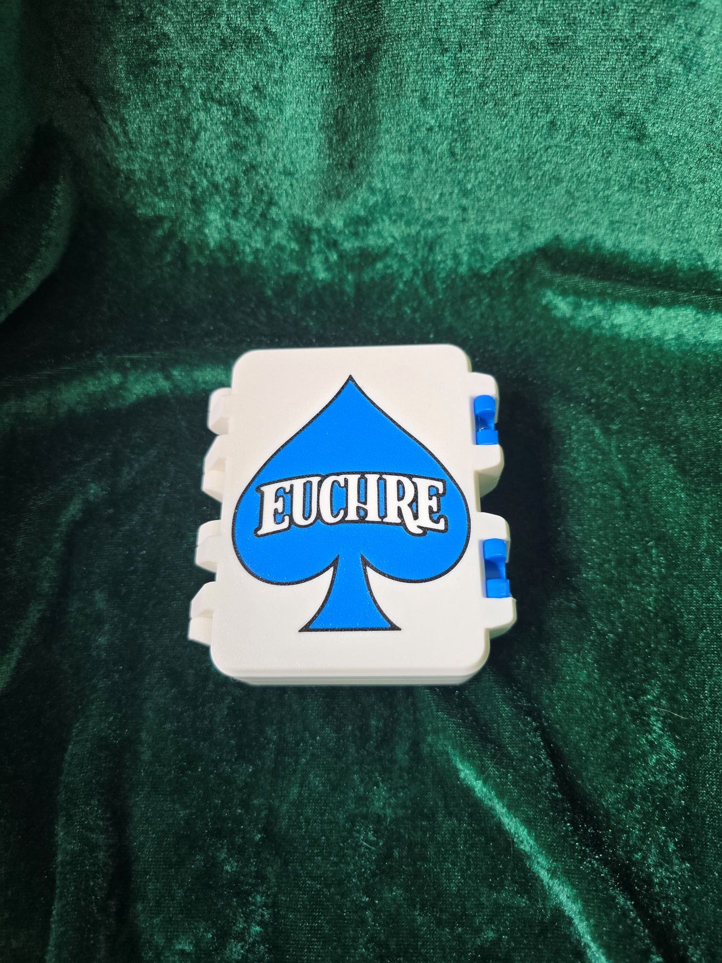 Euchre Game Card Box Holder
