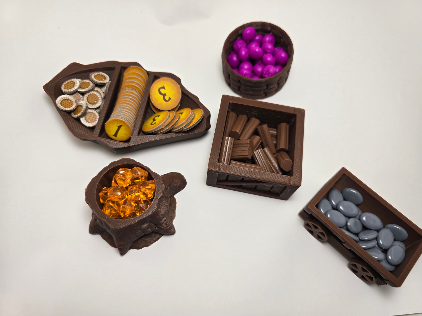 Everdell Themed Resource Holder Set