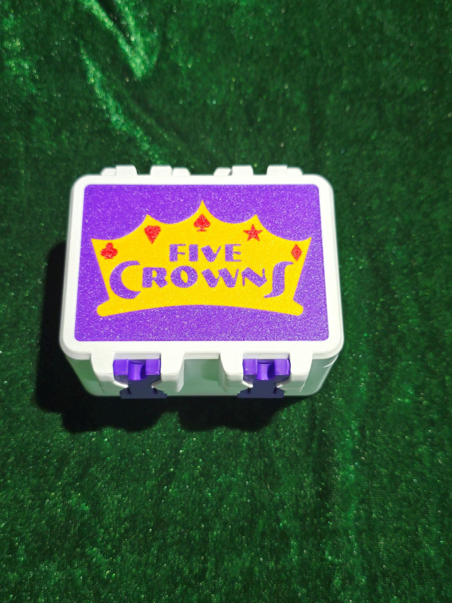Five Crowns Game Card Box Holder