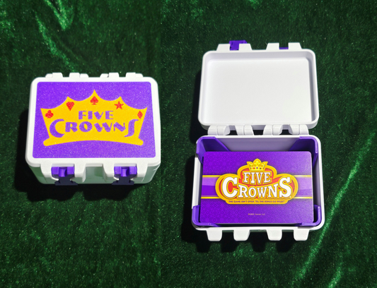 Five Crowns Game Card Box Holder
