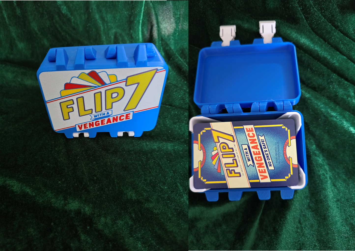 Flip 7 With A Vengeance Game Card Box Holder