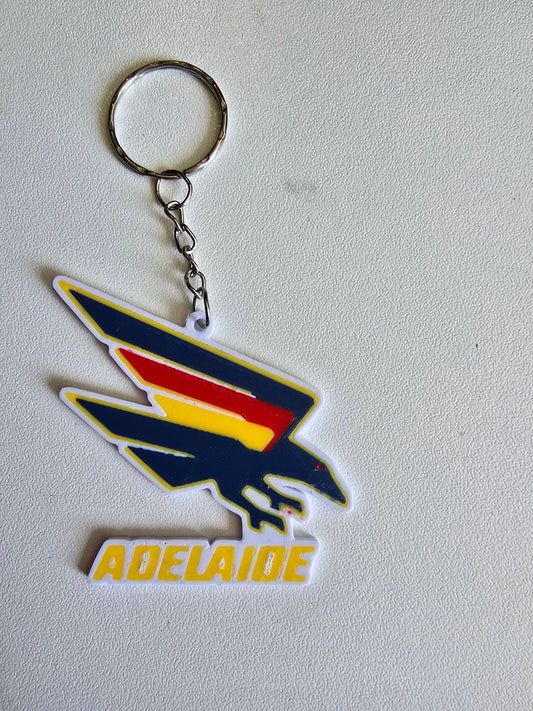 Adelaide Crows Custom Keychain – 3D Printed Bag Tag Keyring