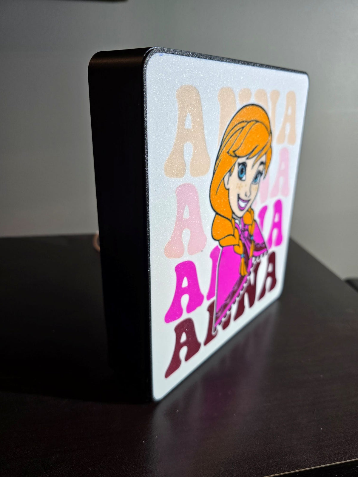 Frozen Anna LED Light Box