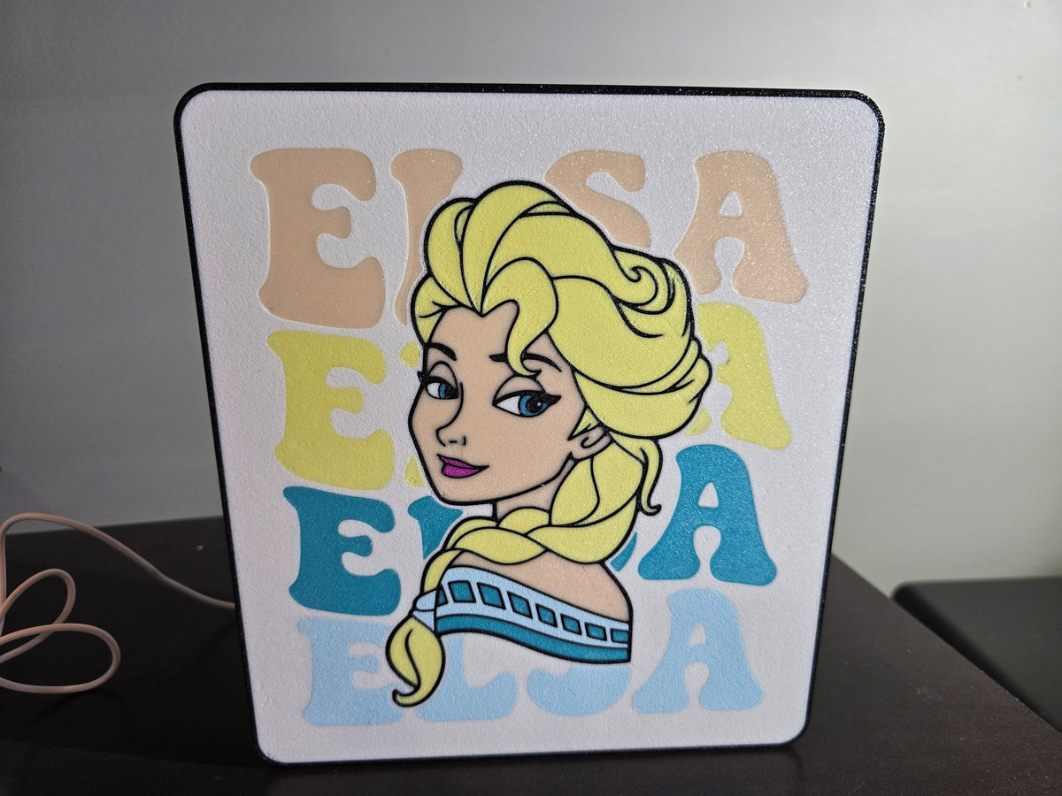 Frozen Elsa LED Light Box