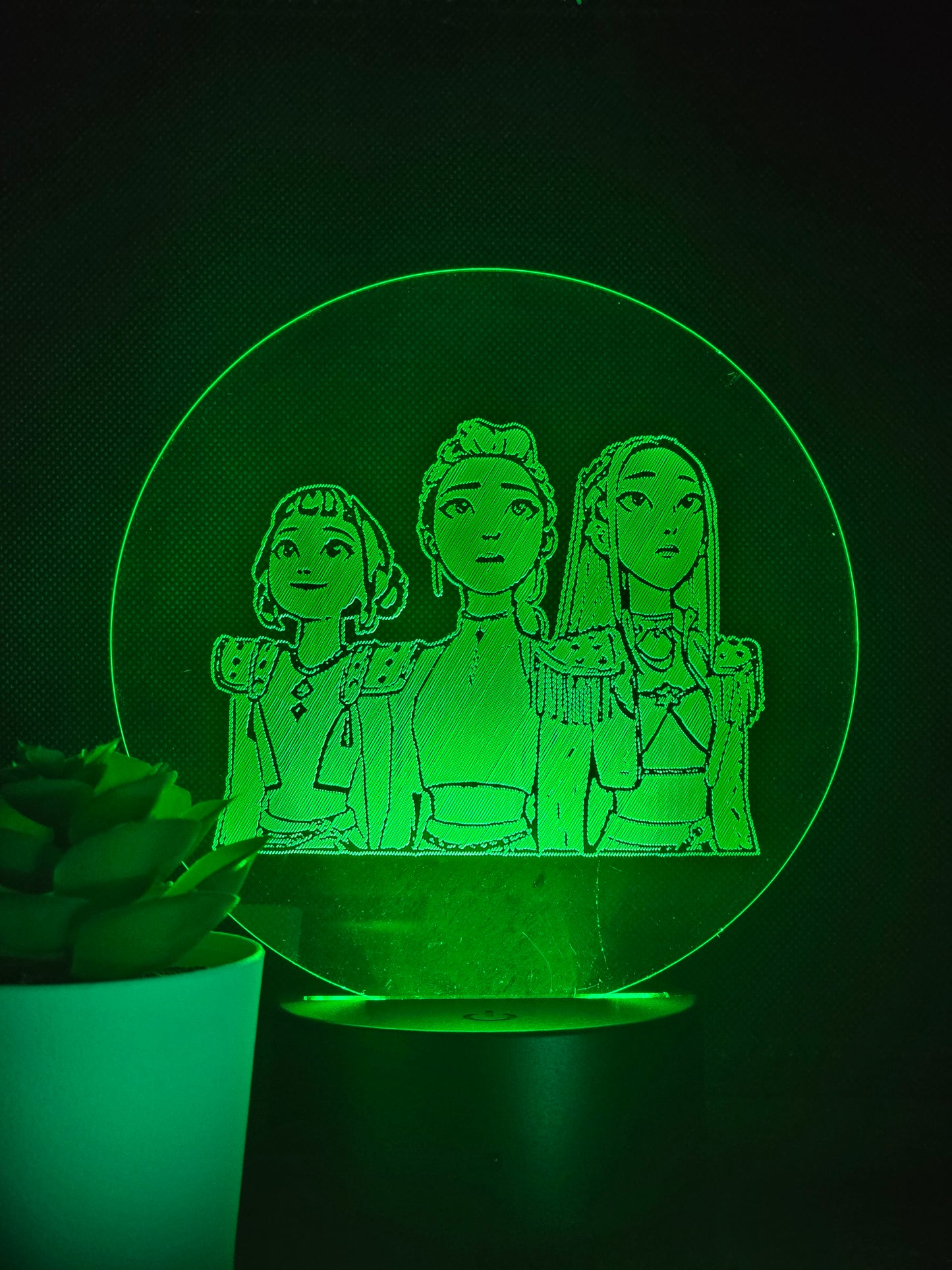 KPOP Demon Hunters Night Light 8 Colours LED Lamp
