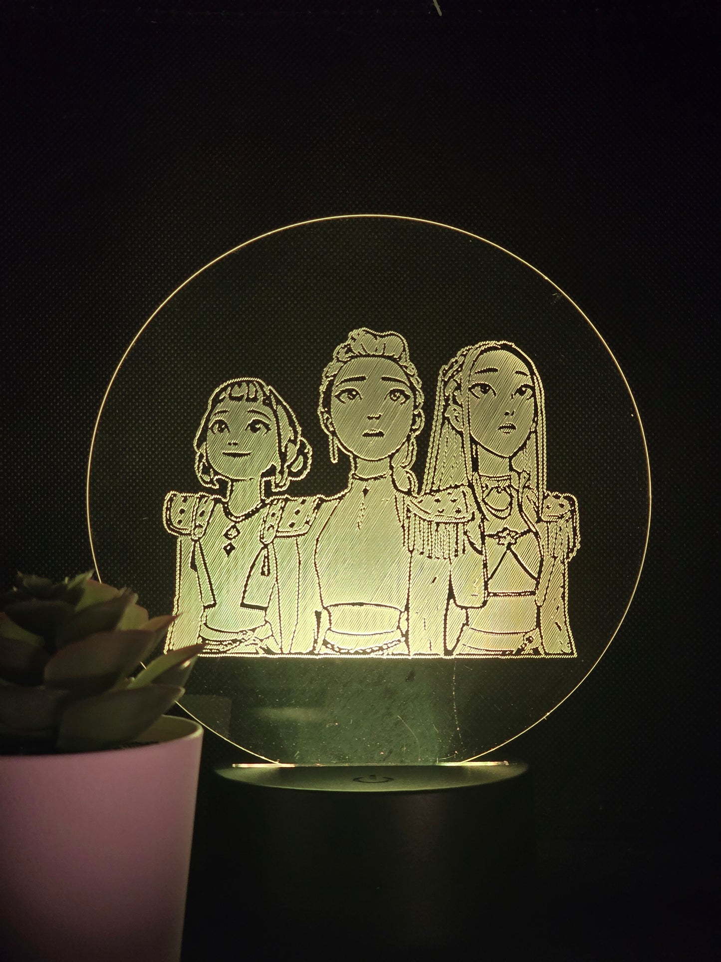 KPOP Demon Hunters Night Light 8 Colours LED Lamp