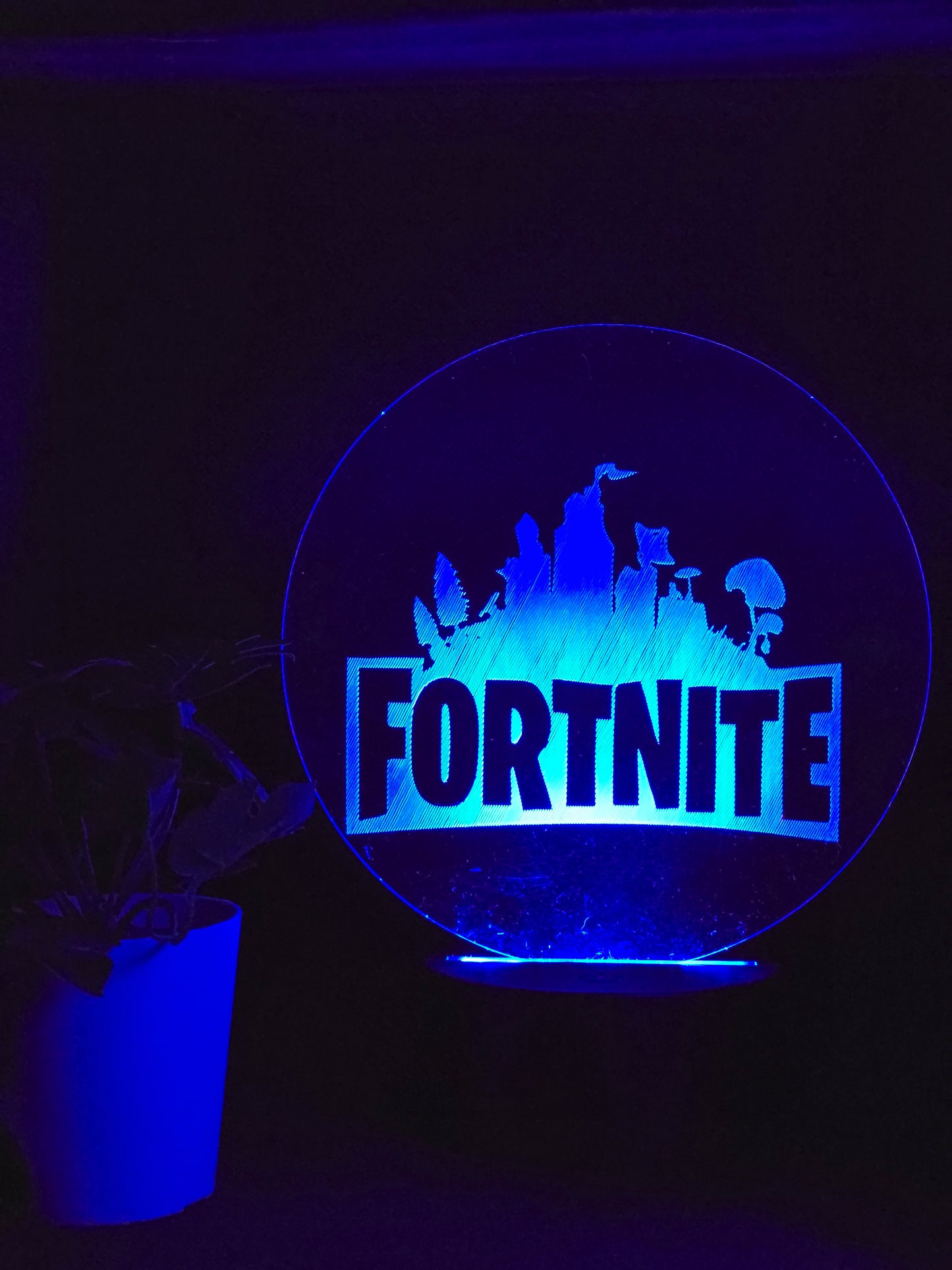 FORTNITE NIGHT LIGHT 8 COLOURS LED LAMP