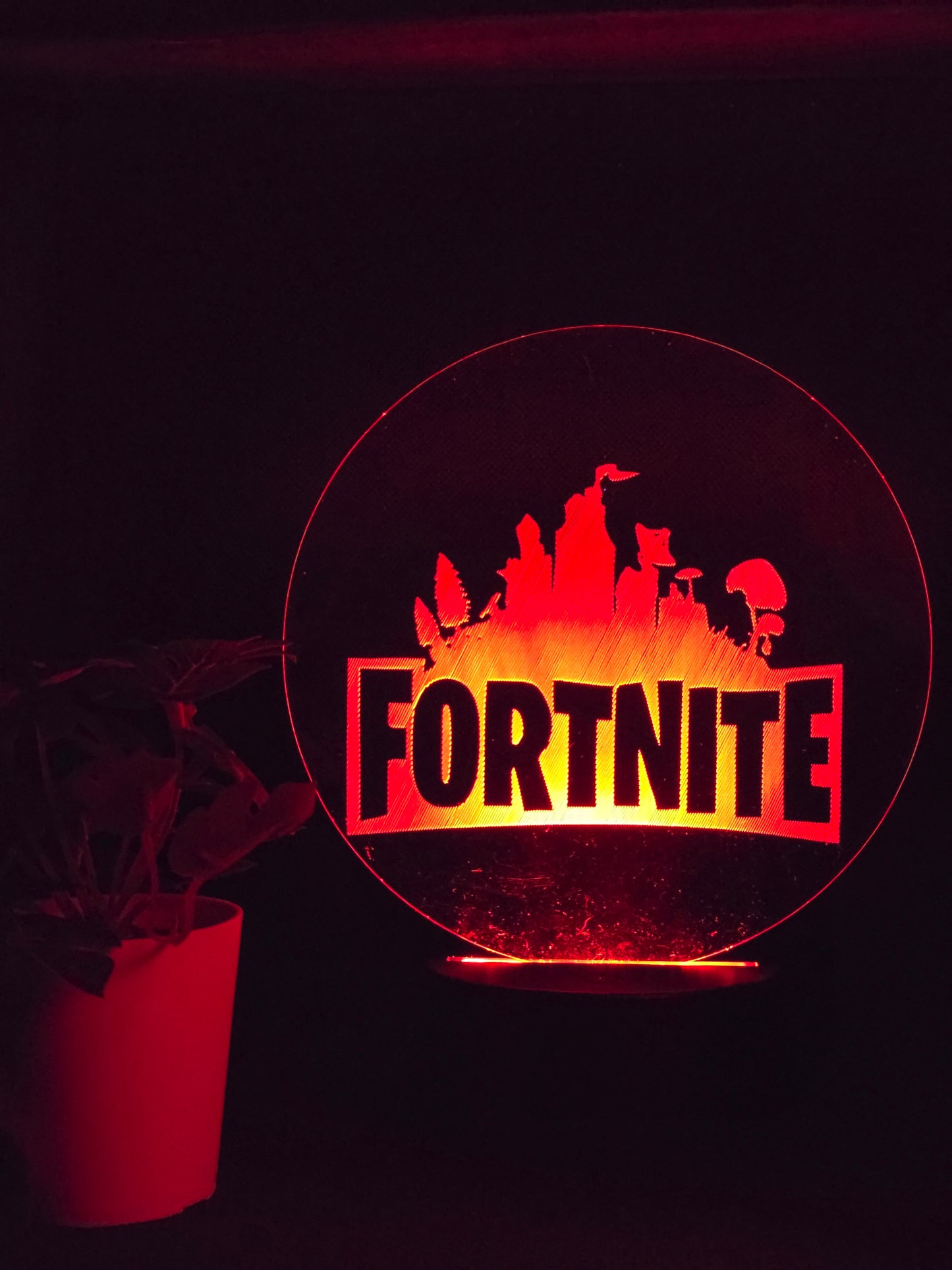 FORTNITE NIGHT LIGHT 8 COLOURS LED LAMP