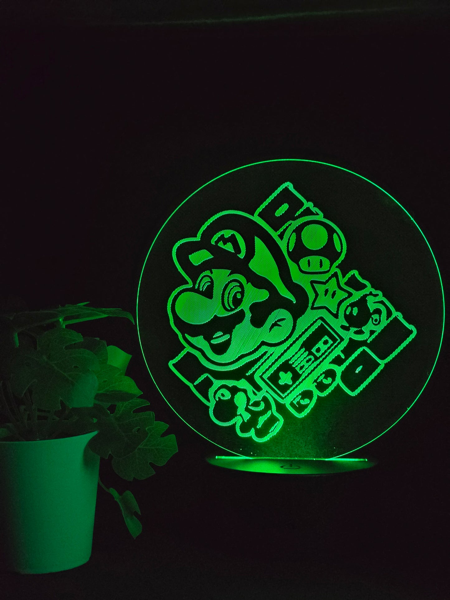 MARIO NIGHT LIGHT 8 COLOURS LED LAMP