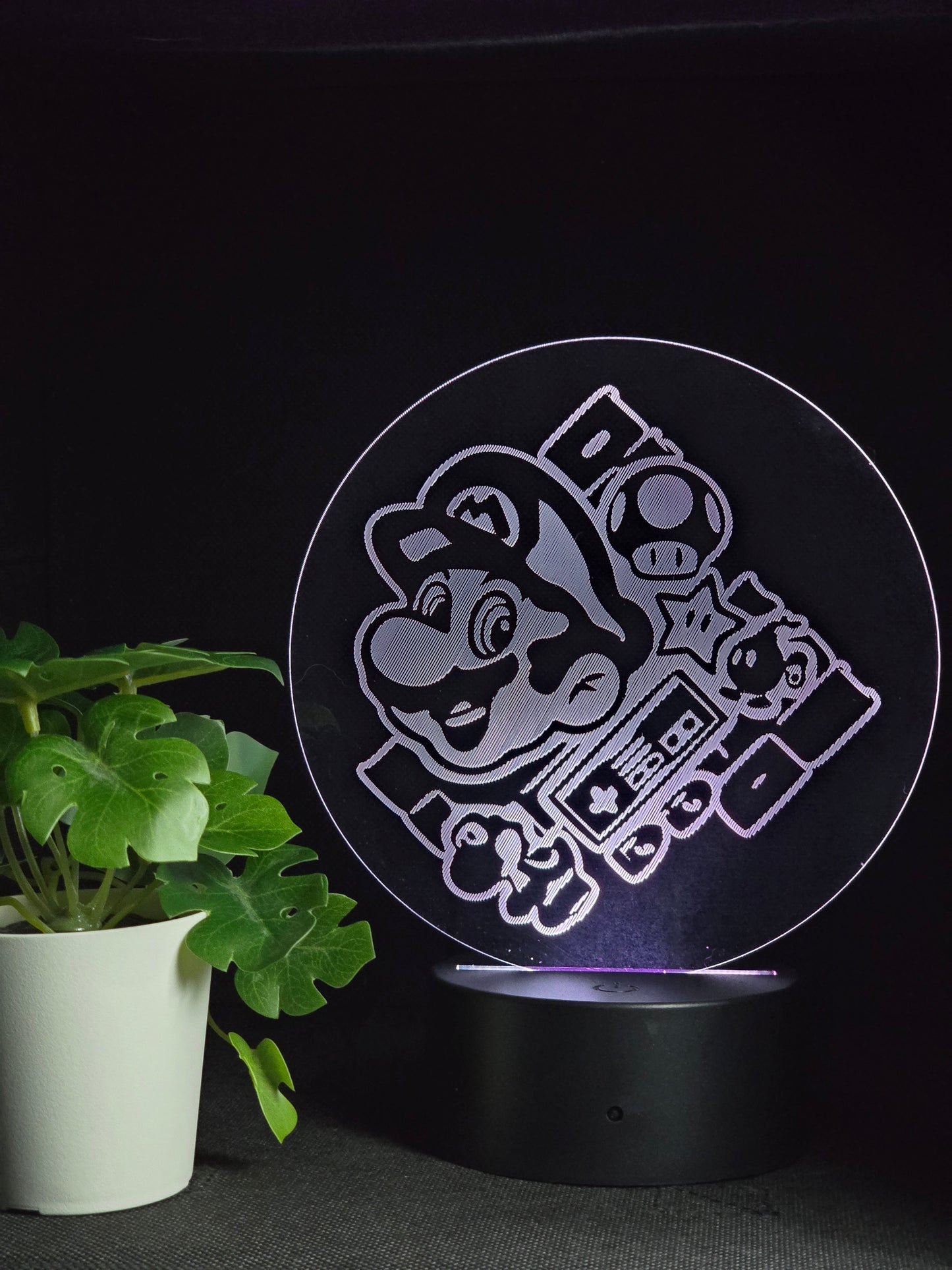 MARIO NIGHT LIGHT 8 COLOURS LED LAMP