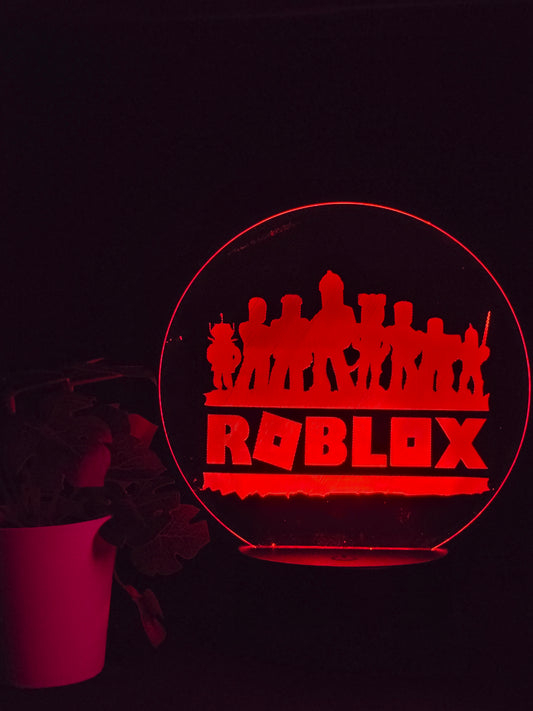 ROBLOX NIGHT LIGHT 8 COLOURS LED LAMP