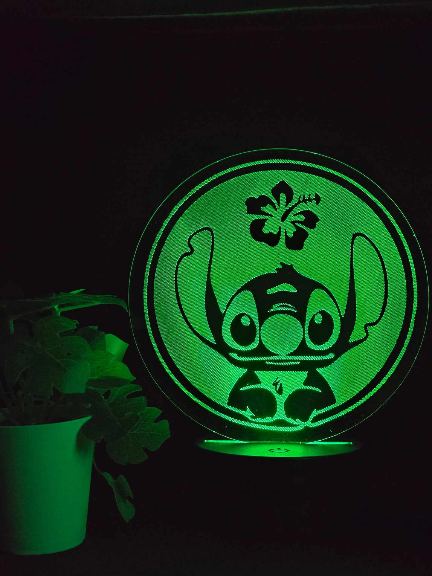 STITCH NIGHT LIGHT 8 COLOURS LED LAMP