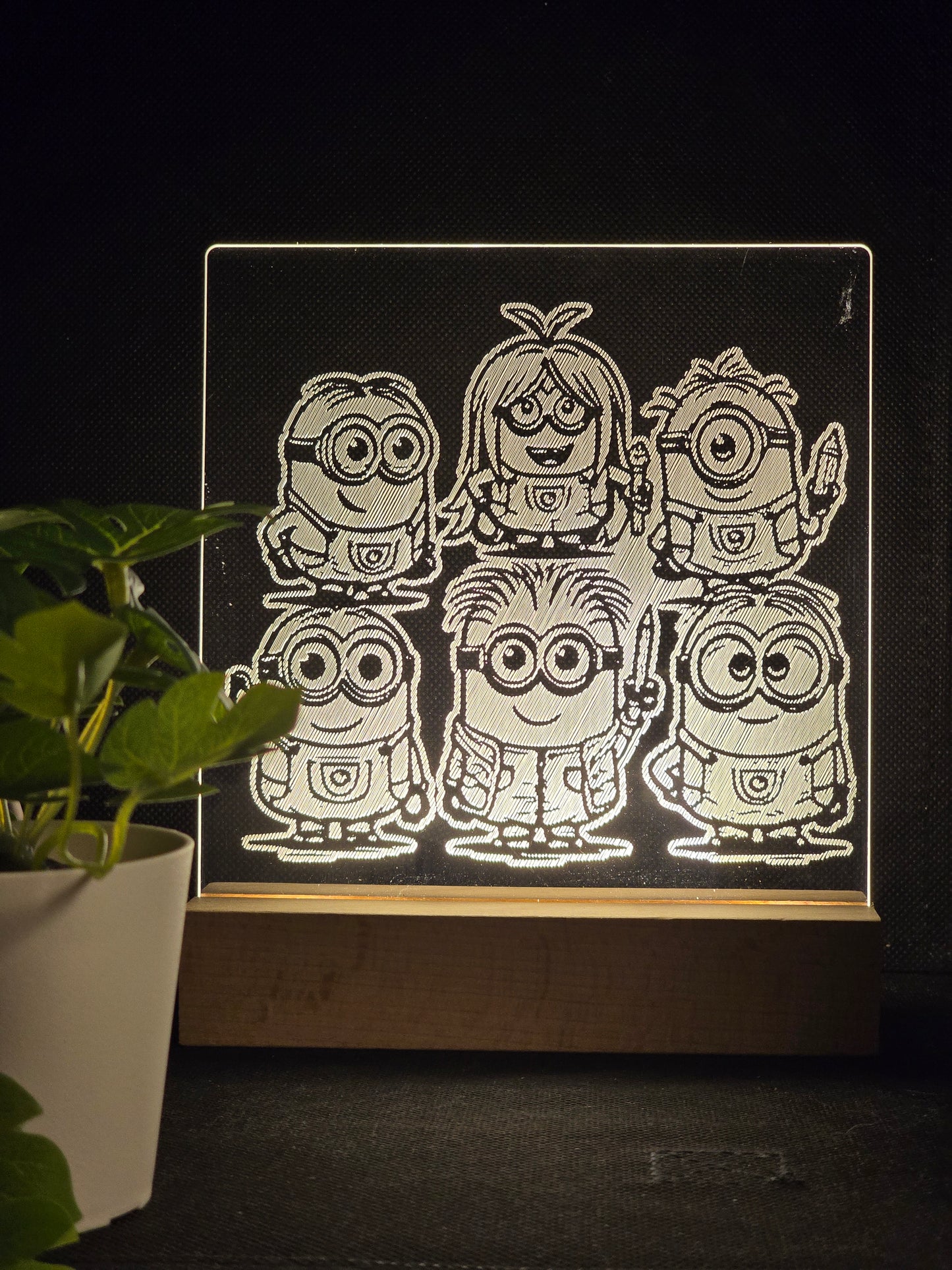 MINIONS NIGHT LIGHT WARM WHITE LED LAMP