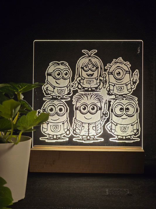 MINIONS NIGHT LIGHT WARM WHITE LED LAMP