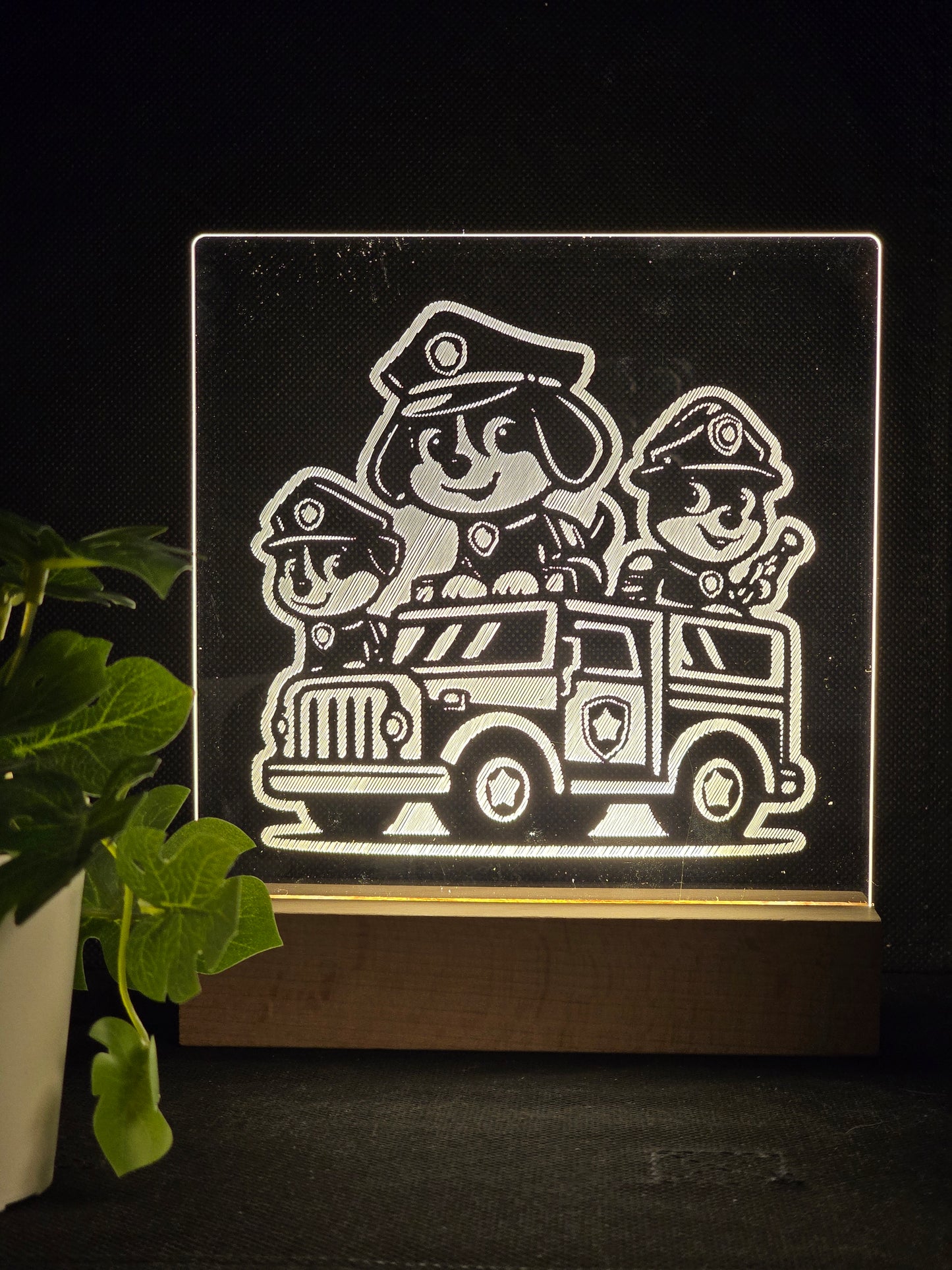PAW PATROL NIGHT LIGHT WARM WHITE LED LAMP