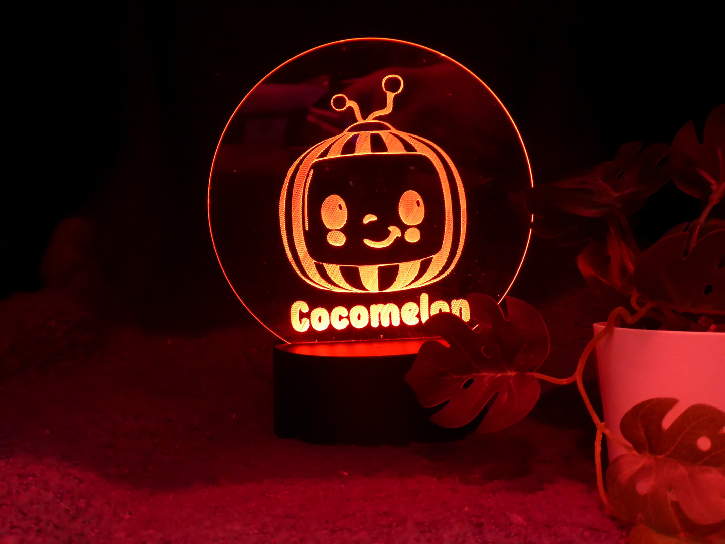 COCOMELON NIGHT LIGHT 8 COLOURS LED LAMP