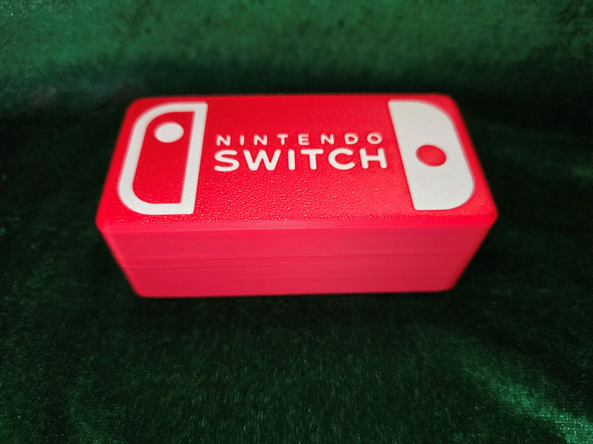 3D Printed Nintendo Switch Game Cartridge Card Holder – Red