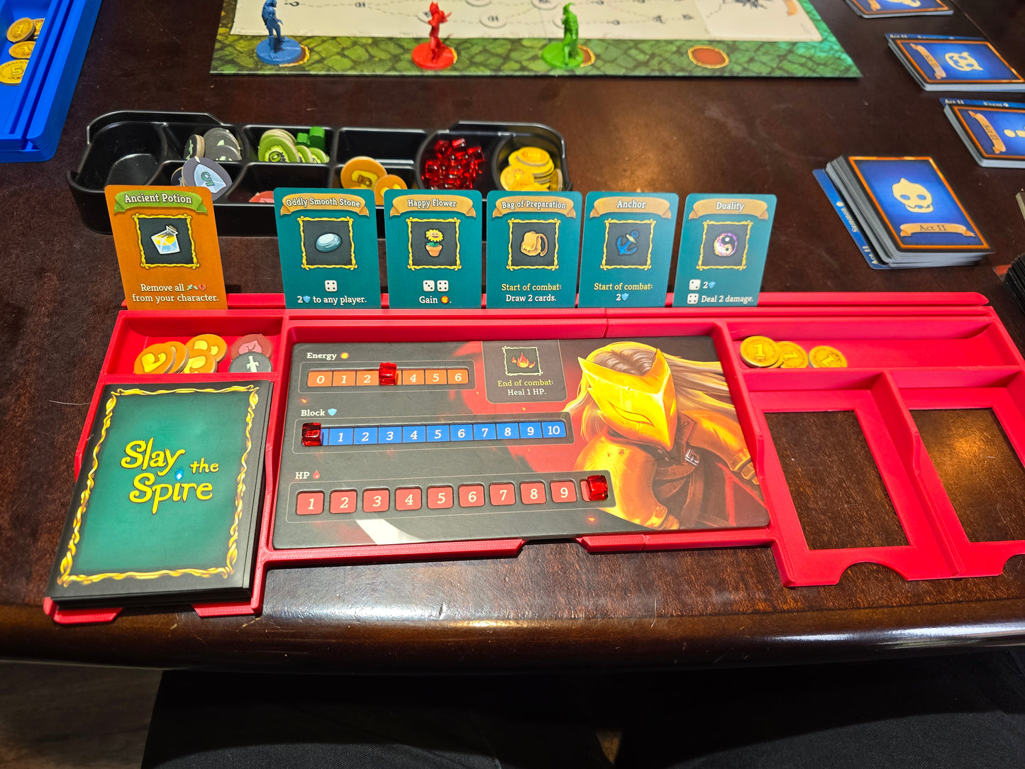 Slay the Spire Player Dashboard Set of 4 | Board Game Organiser & Player Tray