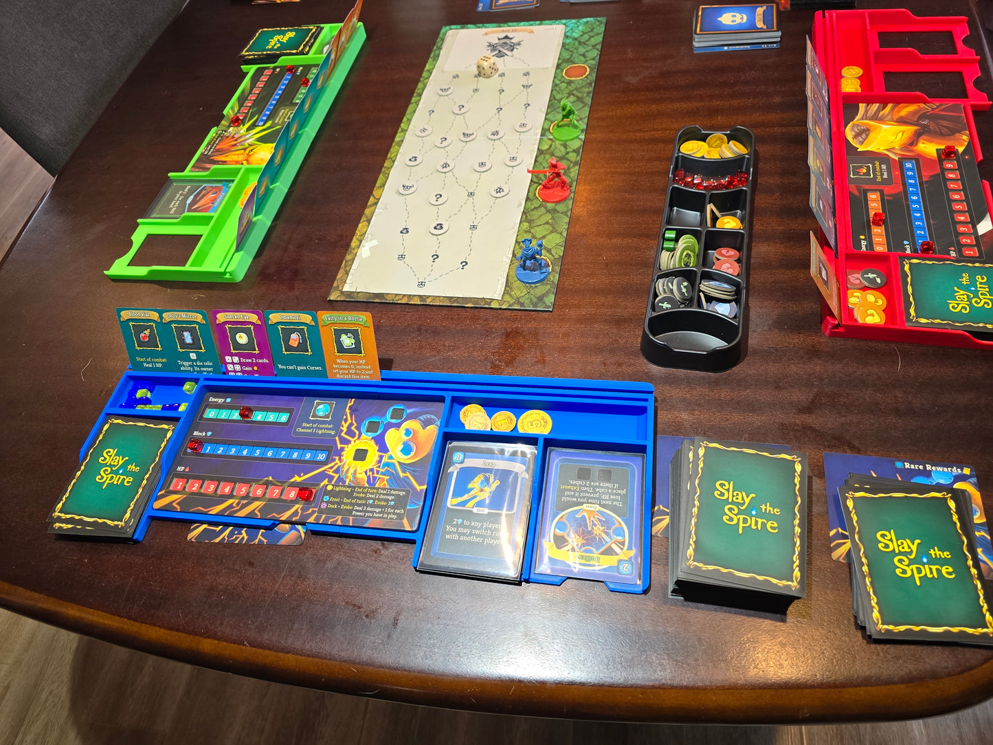 Slay the Spire Player Dashboard Set of 4 | Board Game Organiser & Player Tray