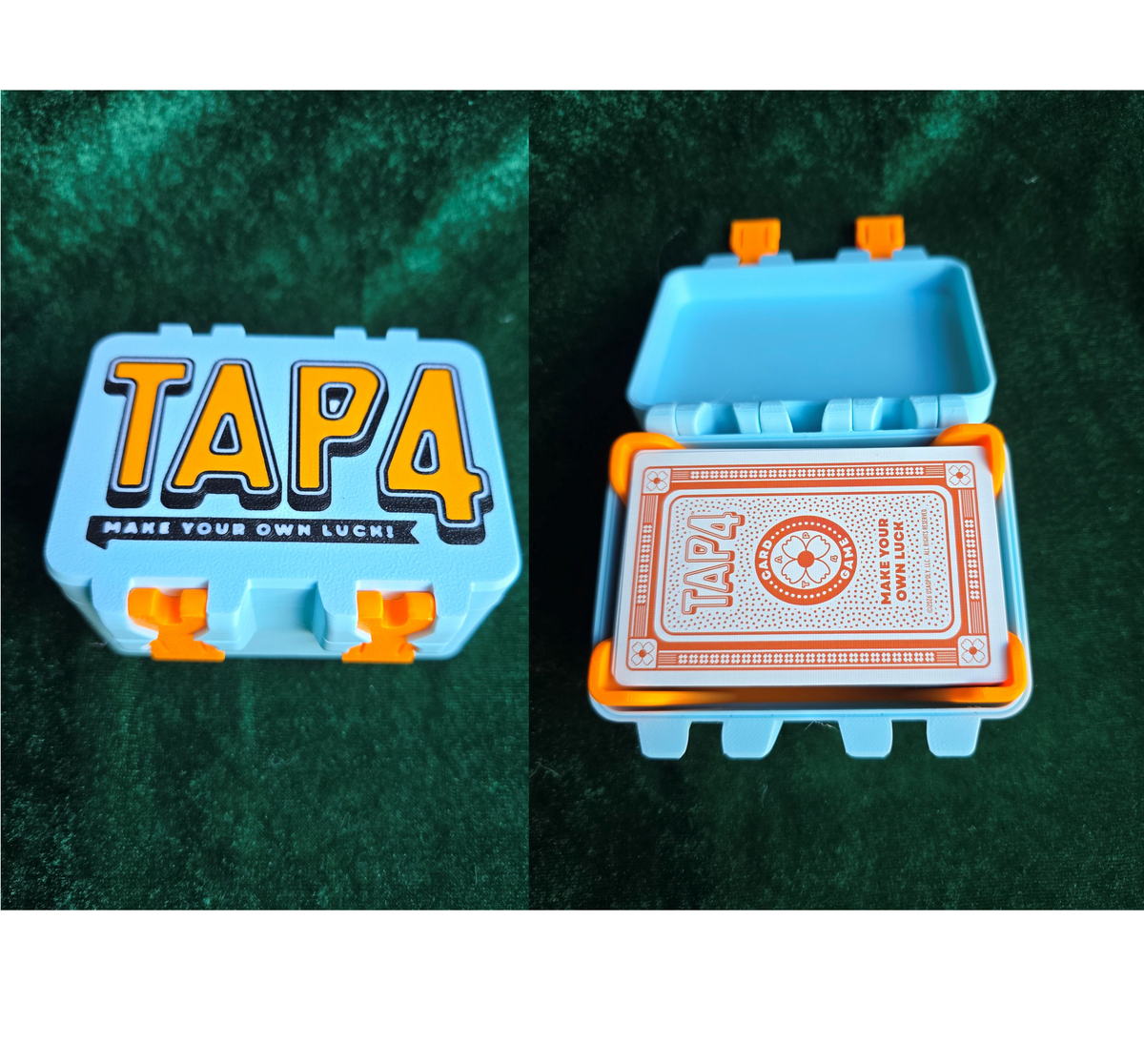 Tap 4 Game Card Box Holder