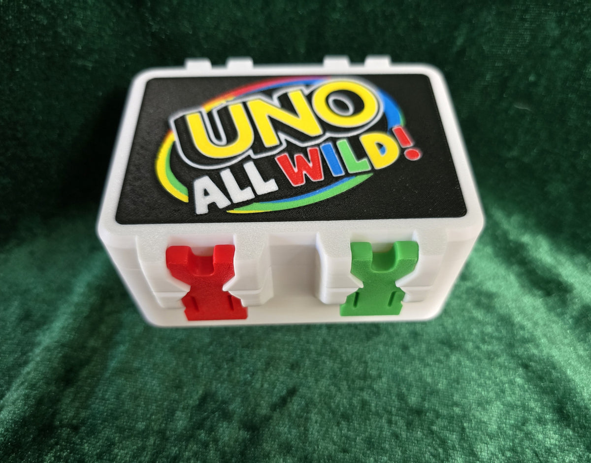 Uno All Wild Game Card Box Holder
