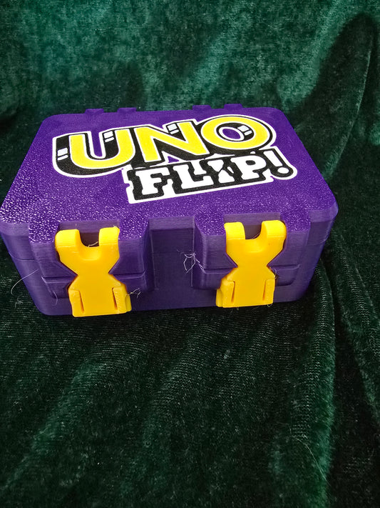 Uno Flip Game Card Box Holder