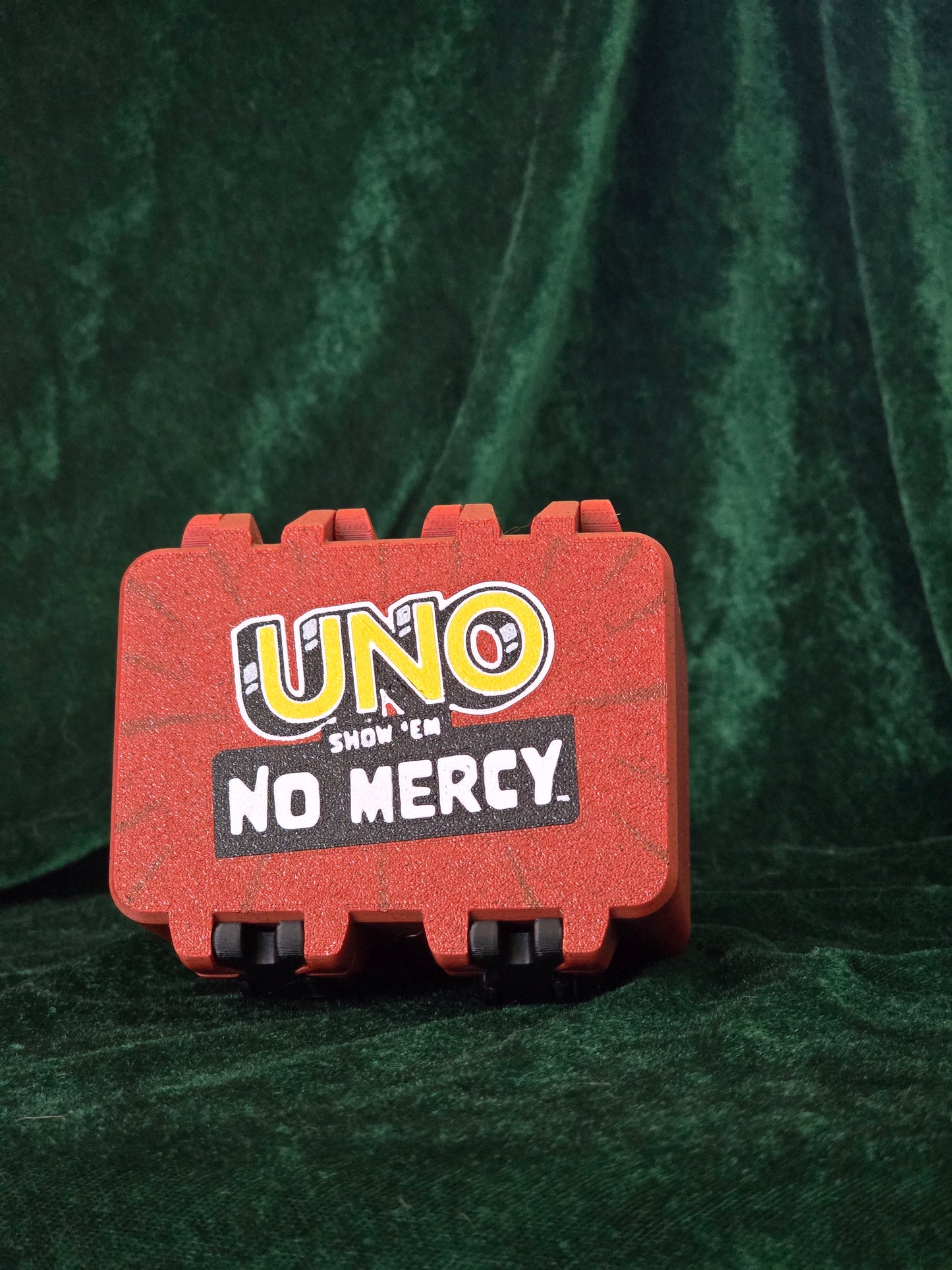 Uno No Mercy Game Card Box Holder