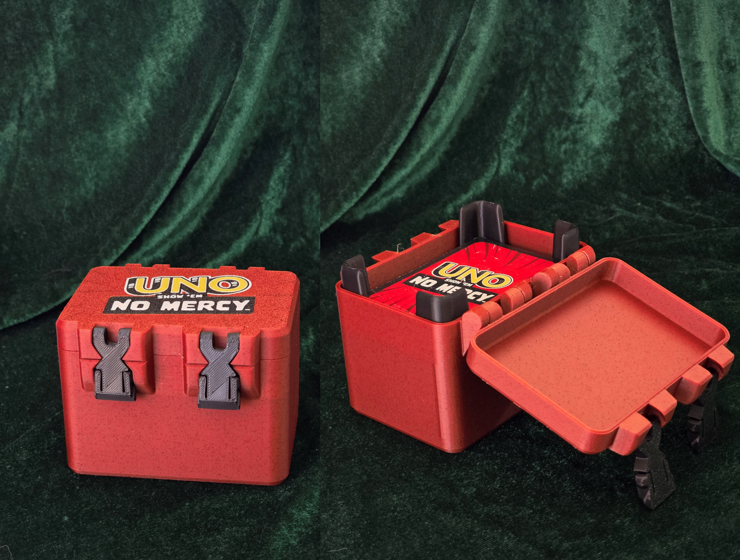 Uno No Mercy Game Card Box Holder